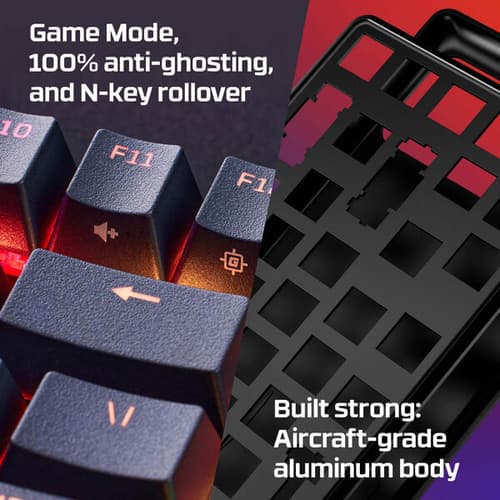 HyperX Alloy Origins Core PBT Mechanical Gaming Keyboard (Red Linear Switches)