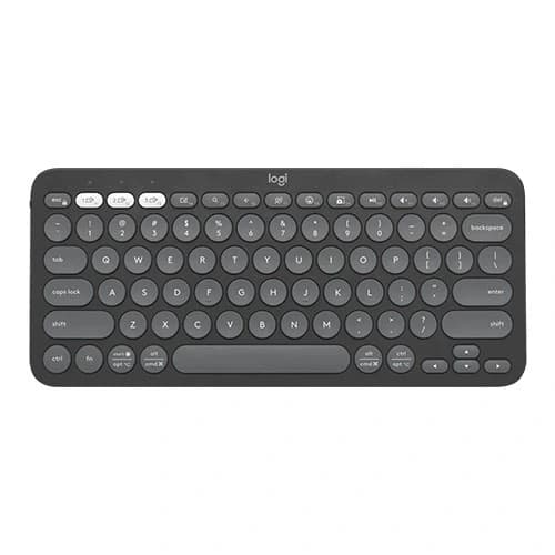Logitech Pebble Keys 2 K380S Graphite Wireless Keyboard