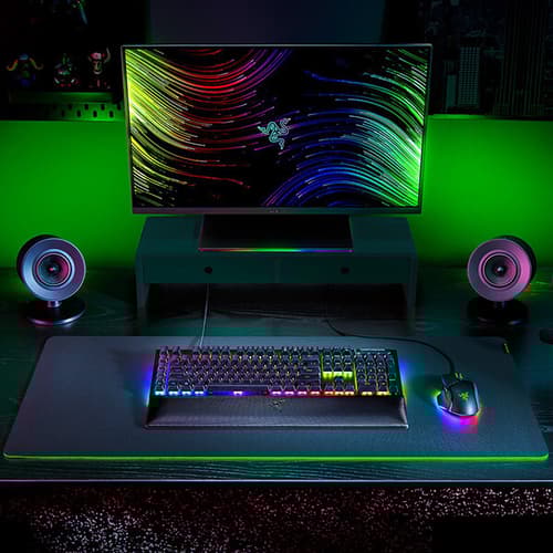 Razer BlackWidow V4 Mechanical Gaming Keyboard with Green Switches