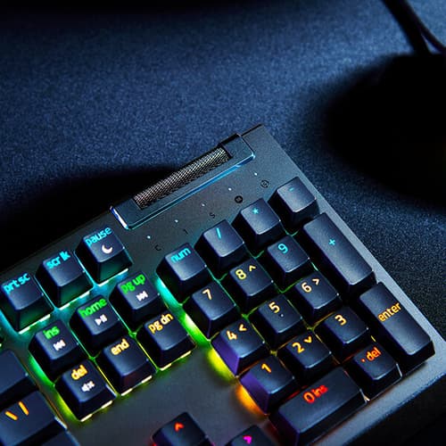 Razer BlackWidow V4 X Mechanical Gaming Keyboard with Yellow Switches