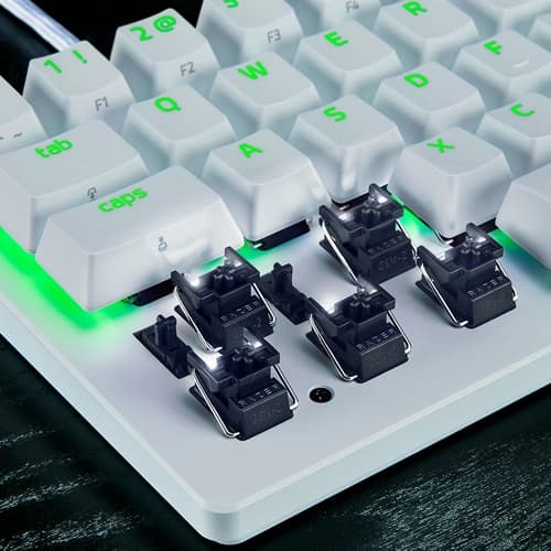 Razer Huntsman V3 Pro Mini 60 Percent Analog Optical White Gaming Keyboard