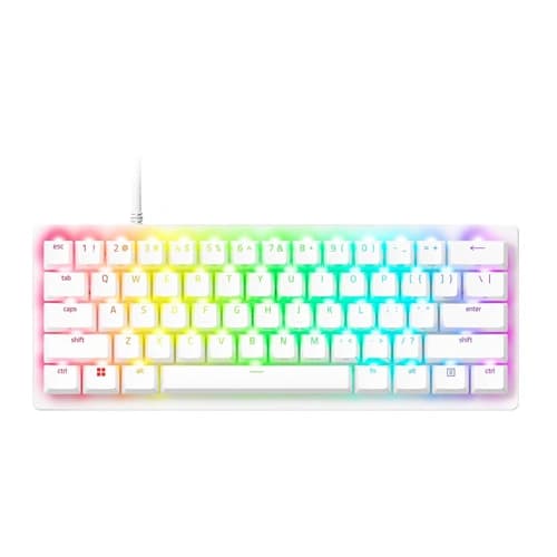 Razer Huntsman V3 Pro Mini 60 Percent Analog Optical White Gaming Keyboard