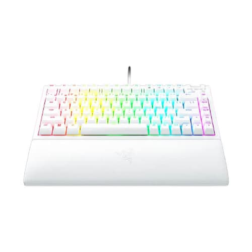 Razer BlackWidow V4 75 Percent White Mechanical Gaming Keyboard