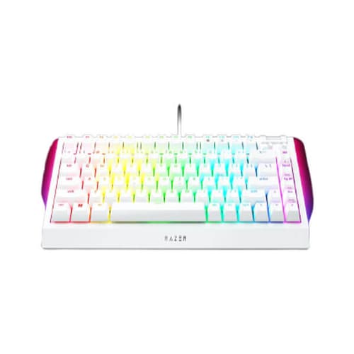 Razer BlackWidow V4 75 Percent White Mechanical Gaming Keyboard