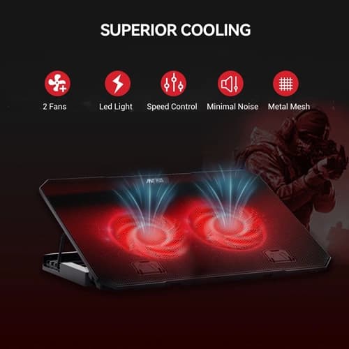 Ant Dracula 20 Laptop Cooler with Mobile Holder
