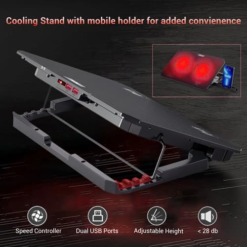 Ant Dracula 20 Laptop Cooler with Mobile Holder