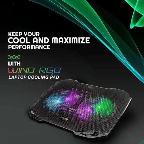 Cosmic Byte Wind RGB Laptop Cooling Pad