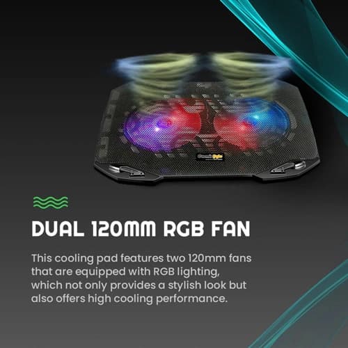 Cosmic Byte Wind RGB Laptop Cooling Pad
