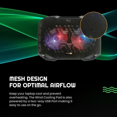 Cosmic Byte Wind RGB Laptop Cooling Pad
