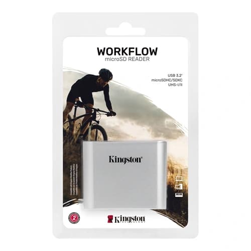 Kingston USB 3.2 Gen 1 Workflow microSD Reader