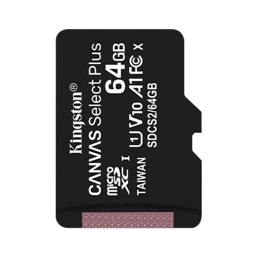 Kingston Canvas Select Plus microSD Memory Card 64GB