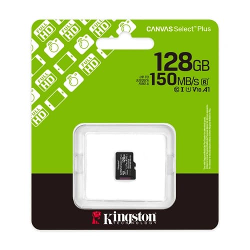Kingston Canvas Select Plus 128GB microSDXC Memory Card