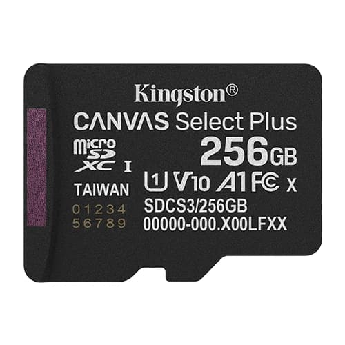 Kingston Canvas Select Plus 256GB microSDXC Memory Card