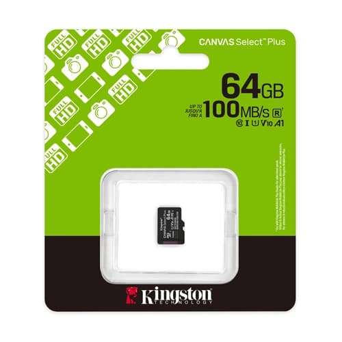 Kingston Canvas Select Plus 64GB microSDXC Memory Card