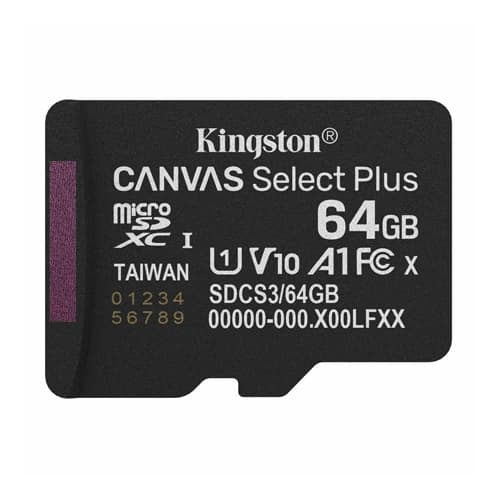 Kingston Canvas Select Plus 64GB microSDXC Memory Card