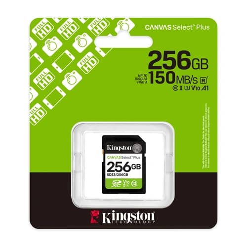Kingston Canvas Select Plus 256GB SDXC Memory Card