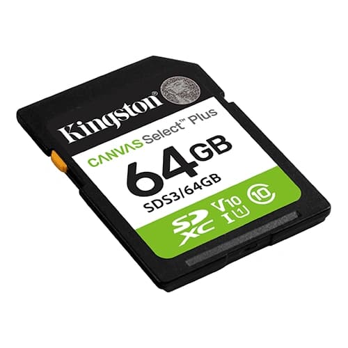 Kingston Canvas Select Plus 64GB SDXC Memory Card