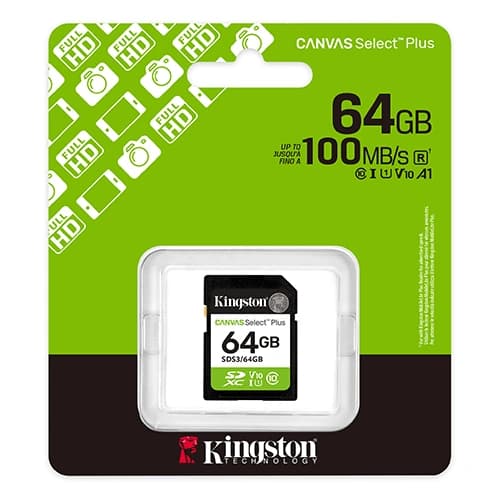 Kingston Canvas Select Plus 64GB SDXC Memory Card