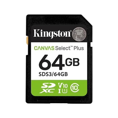 Kingston Canvas Select Plus 64GB SDXC Memory Card