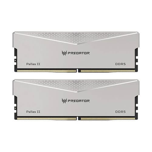 Acer Predator Pallas II Silver 32GB (16GBx2) 6000MHz CL30 DDR5 RAM