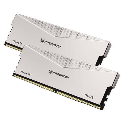 Acer Predator Pallas II Silver 64GB (32GBx2) 6000MHz DDR5 RAM Acer Predator Pallas II Silver 64GB (32GBx2) 6000MHz DDR5 RAM