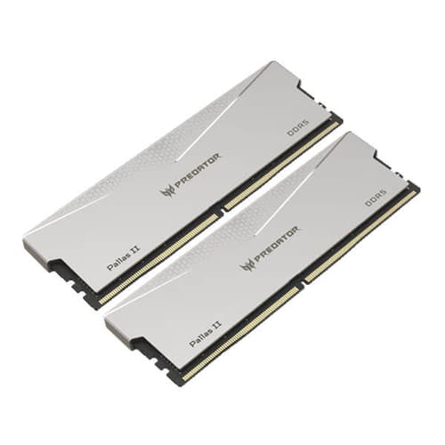 Acer Predator Pallas II Silver 64GB (32GBx2) 6000MHz DDR5 RAM Acer Predator Pallas II Silver 64GB (32GBx2) 6000MHz DDR5 RAM