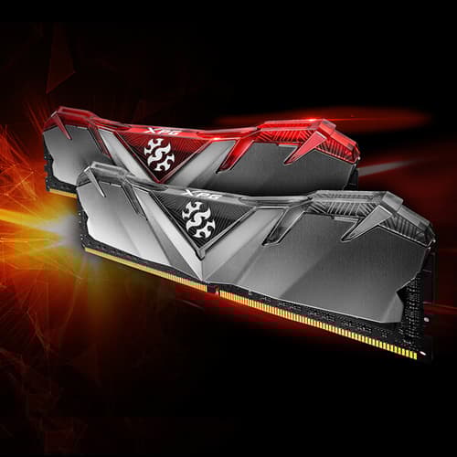 Adata XPG Gammix D30 16GB (16GBx1) DDR4 3000MHz Desktop RAM (Red)