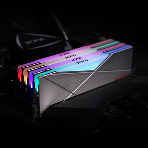 Adata XPG Spectrix D50 16GB (16GBx1) DDR4 3200MHz RGB RAM (Tungsten Grey)