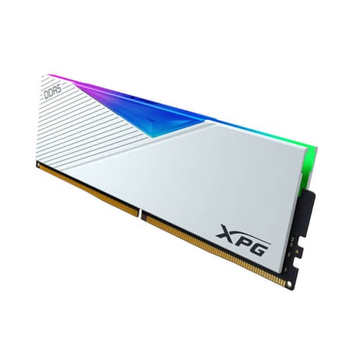 Adata XPG Lancer RGB Series 16GB (16GBx1) DDR5 5600MHz Desktop Ram (White)