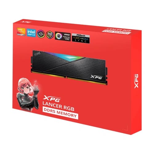 ADATA XPG Lancer RGB DDR5 64GB (32GB x 2) 6000MHz RAM