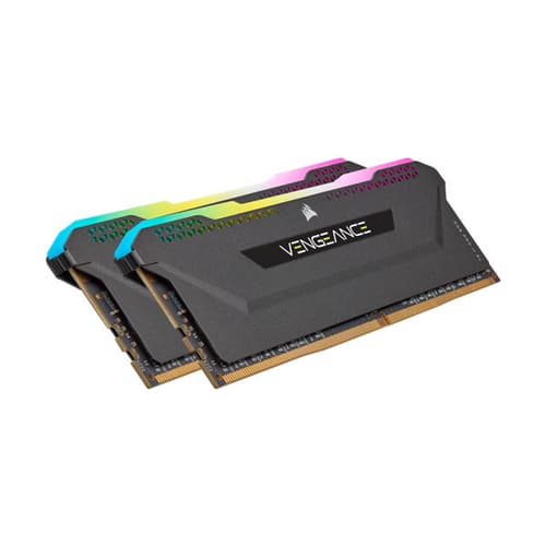 Corsair CMH32GX4M2E3200C16 Desktop Ram VENGEANCE RGB PRO SL Series 32GB (16GBx2) DDR4 3200MHz Black