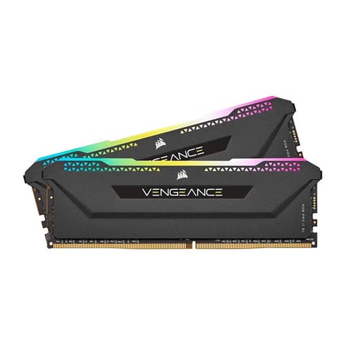 Corsair CMH32GX4M2E3200C16 Desktop Ram VENGEANCE RGB PRO SL Series 32GB (16GBx2) DDR4 3200MHz Black
