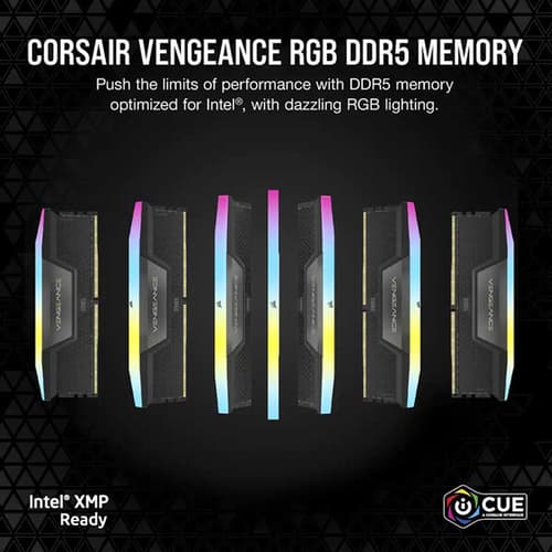 Corsair Vengeance RGB 32GB (16GBx2) DDR5 5600MHz Desktop RAM