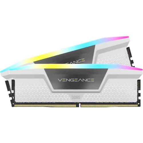 Corsair Vengeance RGB 32GB (16GBx2) DDR5 6000MHz Ram (White)