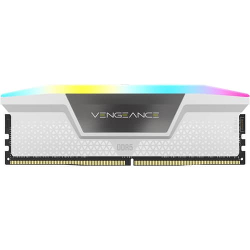 Corsair Vengeance RGB 32GB (16GBx2) DDR5 6000MHz Ram (White)