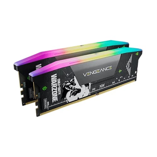 Corsair Vengeance RGB Grey 32GB (16GBx2) 6000MHz CL30 DDR5 RAM, Call Of Duty Warzone