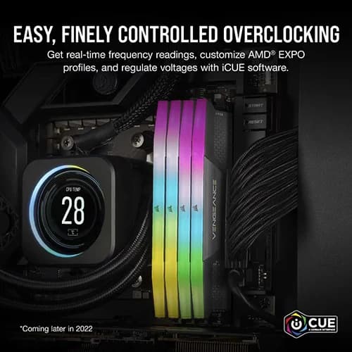 Corsair Vengeance RGB 32GB (16GBx2) 6000MHz CL30 DDR5 RAM