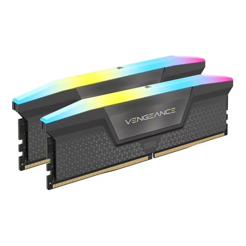 Corsair Vengeance RGB Grey 64GB (32GBx2) 6000MHz CL40 DDR5 RAM