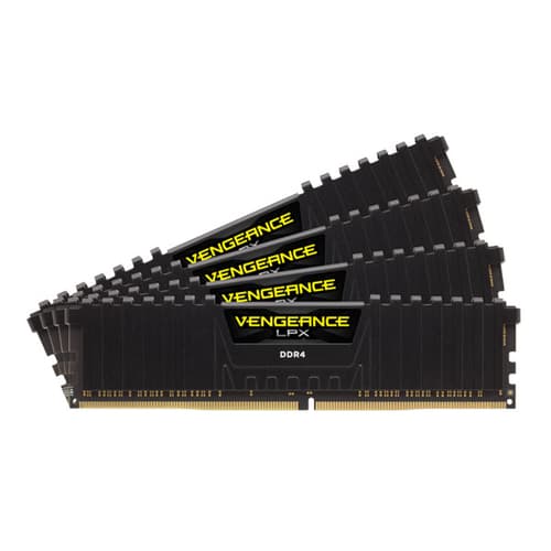 Corsair Vengeance LPX 64GB (16GBx4) DDR4 3200MHz Black