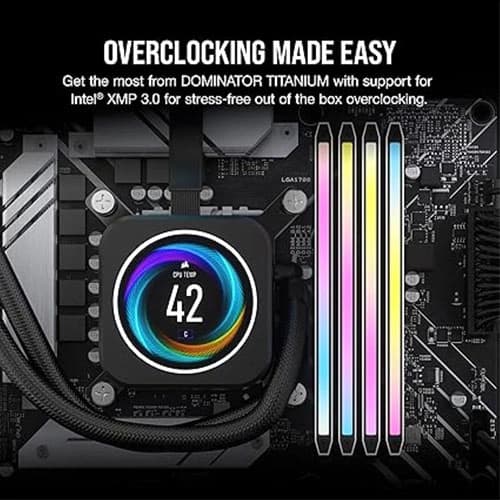 Corsair Dominator Titanium RGB White 64GB (32GBx2) 6000MHz CL30 DDR5 RAM