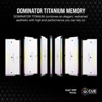 Corsair Dominator Titanium RGB DDR5 64GB (32GBx2) 6600MHz RAM (White)