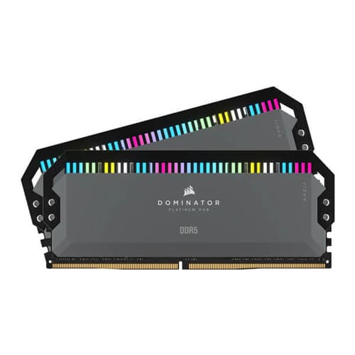 Corsair Dominator Platinum RGB DDR5 32GB (16GBx2) 5200MHz Desktop RAM (Cool Grey)