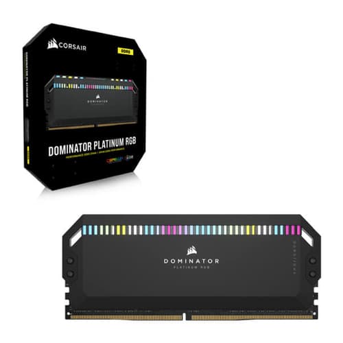 Corsair Dominator Platinum RGB DDR5 32GB (16GBx2) 5600MHz RAM (Black)