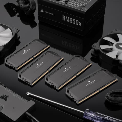 Corsair Dominator Platinum RGB DDR5 32GB (16GBx2) 5600MHz RAM (Black)