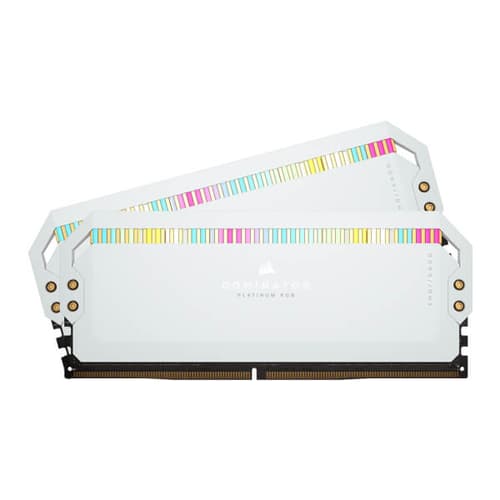 Corsair Dominator Platinum RGB DDR5 32GB (16GBx2) 5600MHz RAM (White)