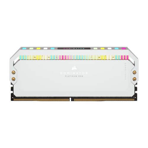 Corsair Dominator Platinum RGB DDR5 32GB (16GBx2) 5600MHz RAM (White)
