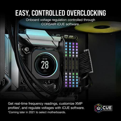 Corsair Dominator Platinum RGB 32GB (16GBx2) DDR5 6400MHz Desktop RAM (Black)