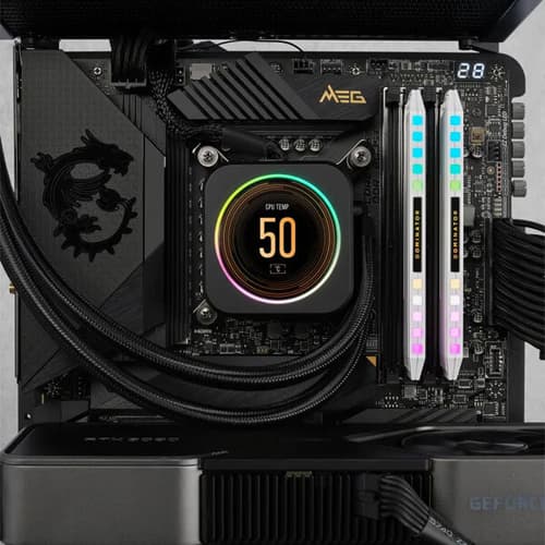 Corsair Dominator Platinum RGB 32GB (16GBx2) DDR5 6200MHz Desktop RAM (White)