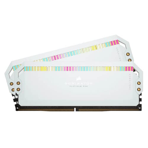 Corsair Dominator Platinum RGB 32GB (16GBx2) DDR5 6200MHz Desktop RAM (White)