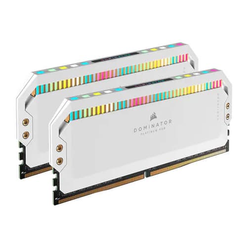 Corsair Dominator Platinum RGB 64GB (32GBx2) DDR5 5600MHz Desktop RAM(White)